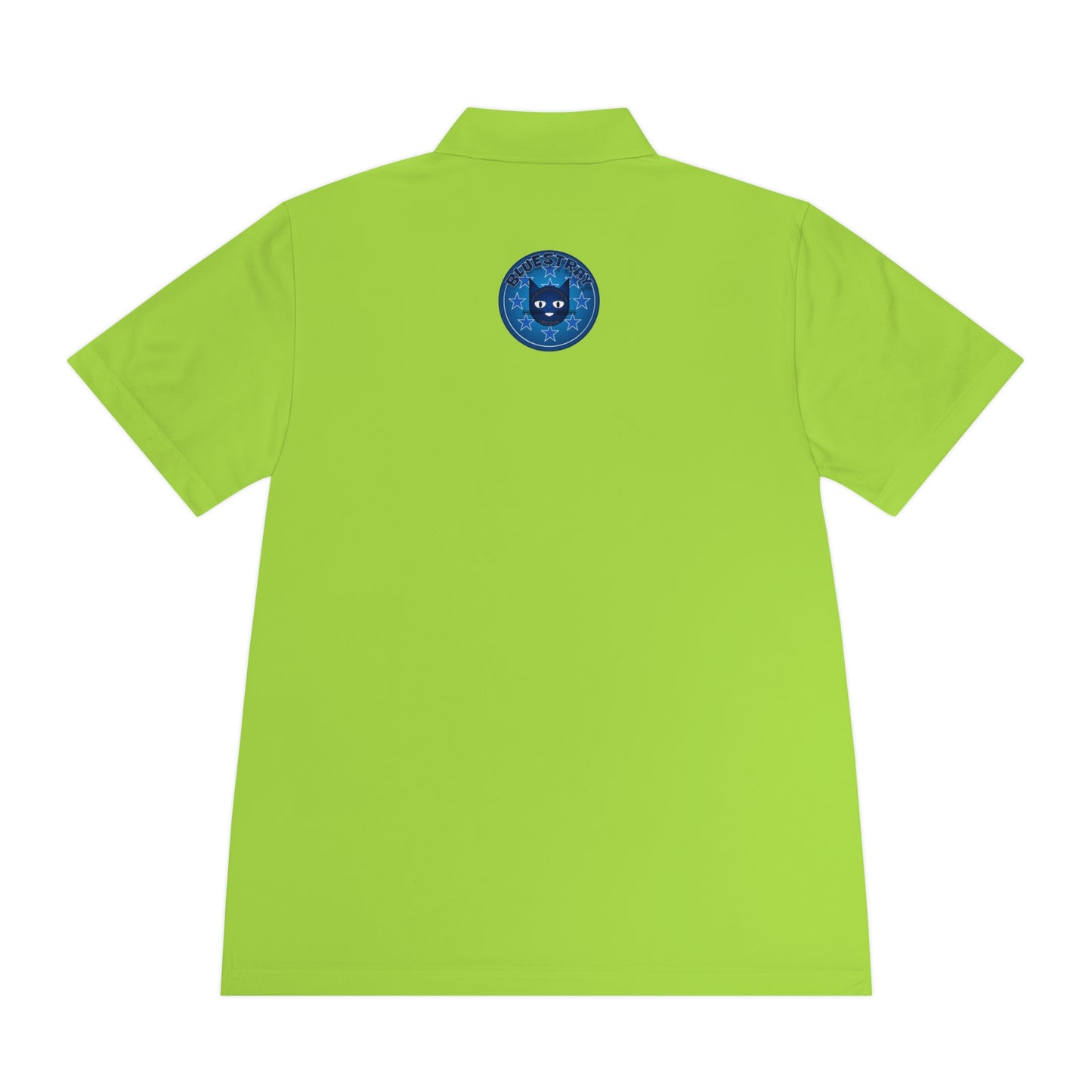 Men's Polo Shirt — Bluestray Galaxy Cat Logo Athletic Golf Shirt