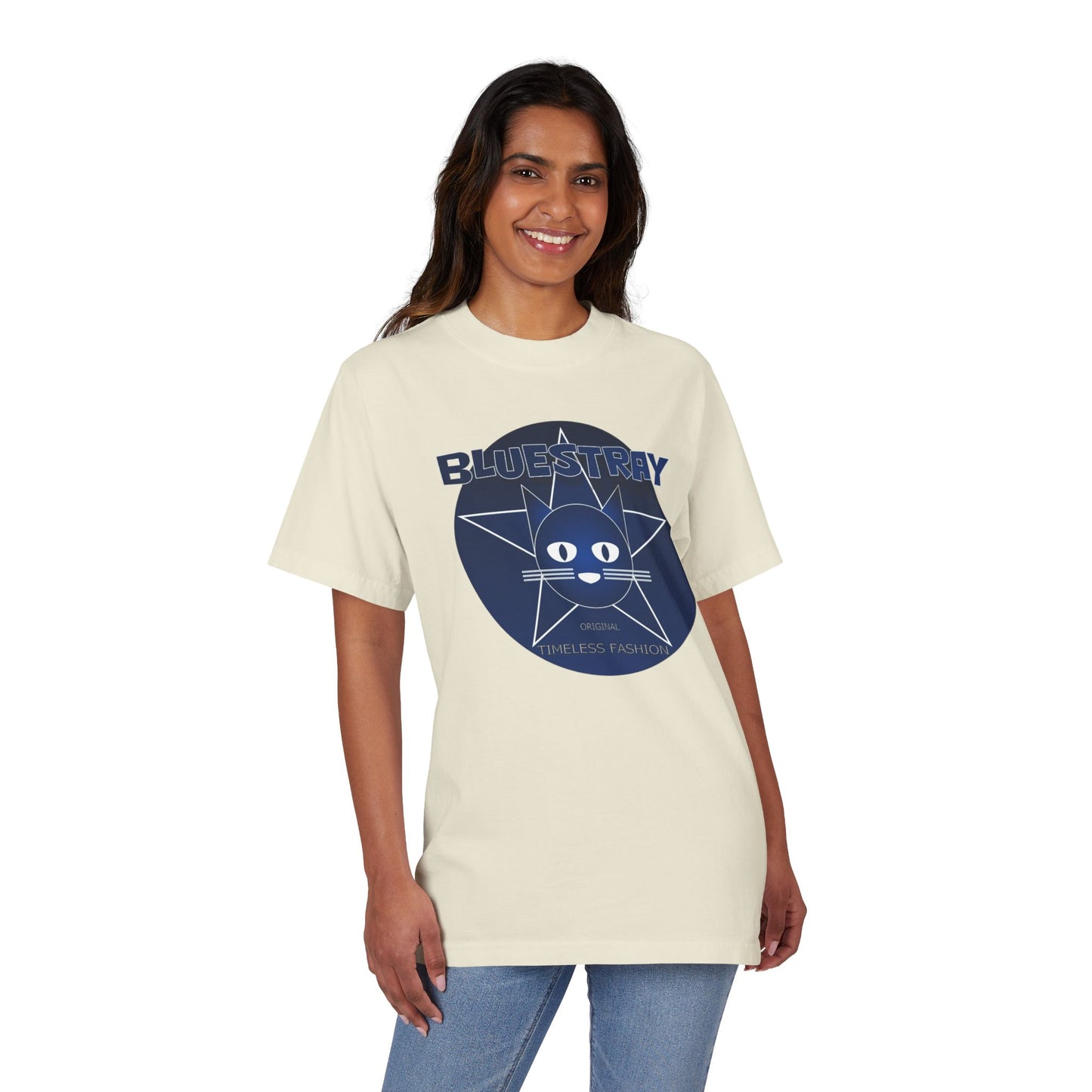 Bluestray Star Cat T-Shirt — Retro Graphic Tee
