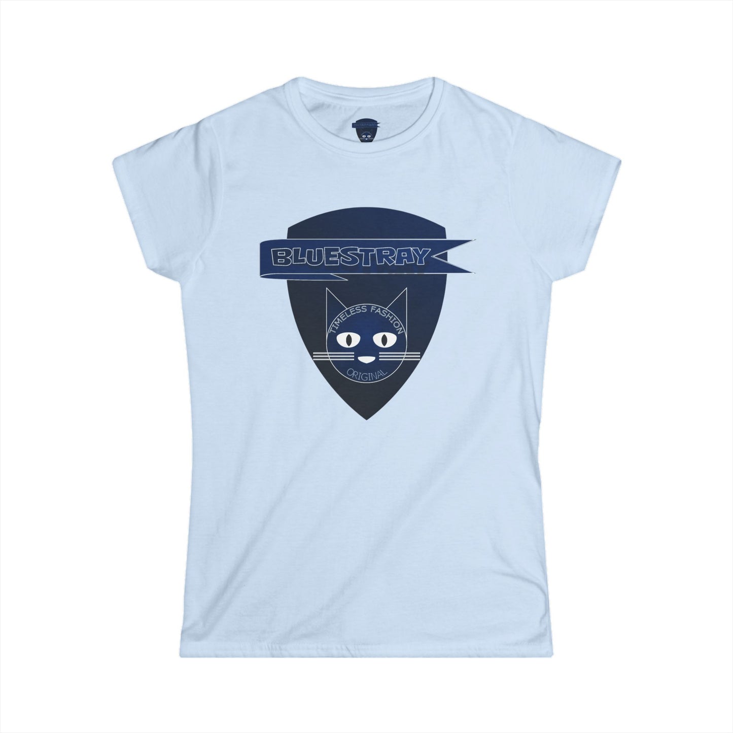 Bluestray Cat Logo Tee — Women's Graphic T-Shirt