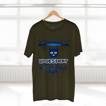 Bluestray Graphic Tee — Retro Cat Logo T-Shirt