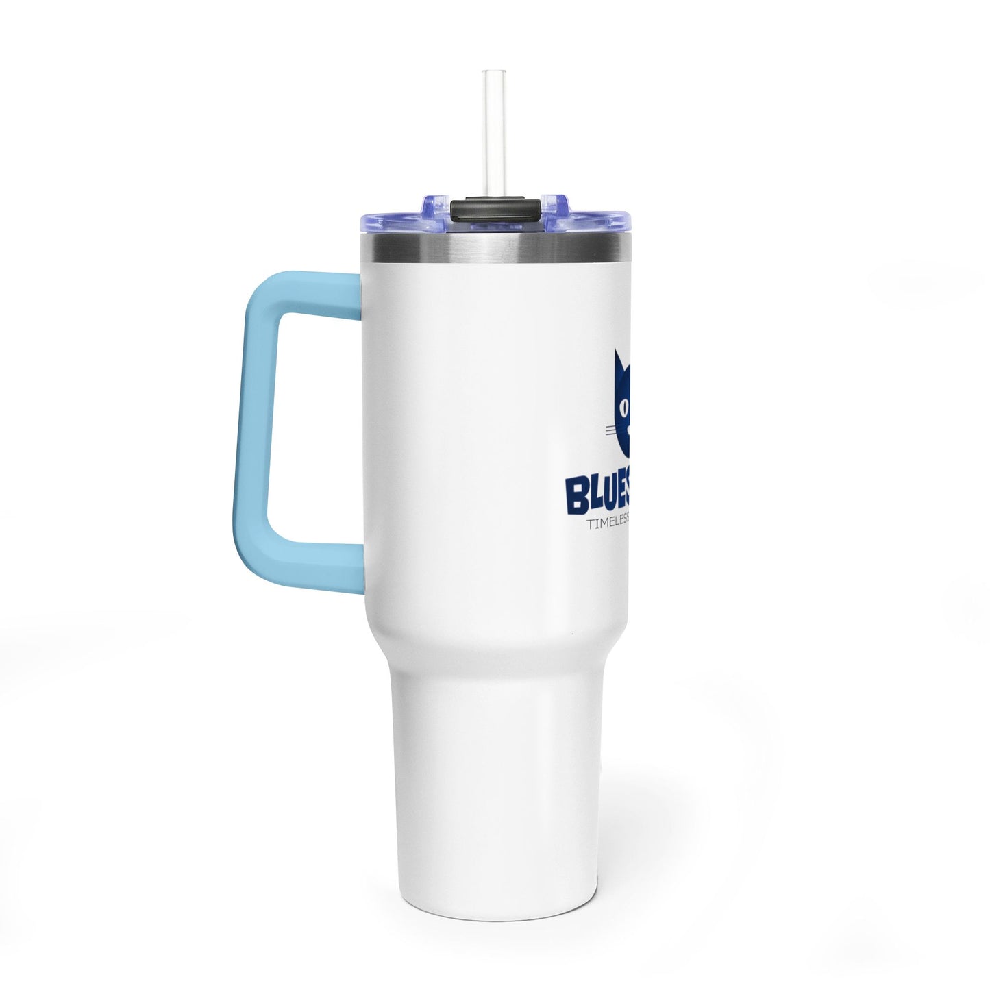 40oz Vacuum Tumbler — Bluestray Cat Logo Insulated Travel Mug