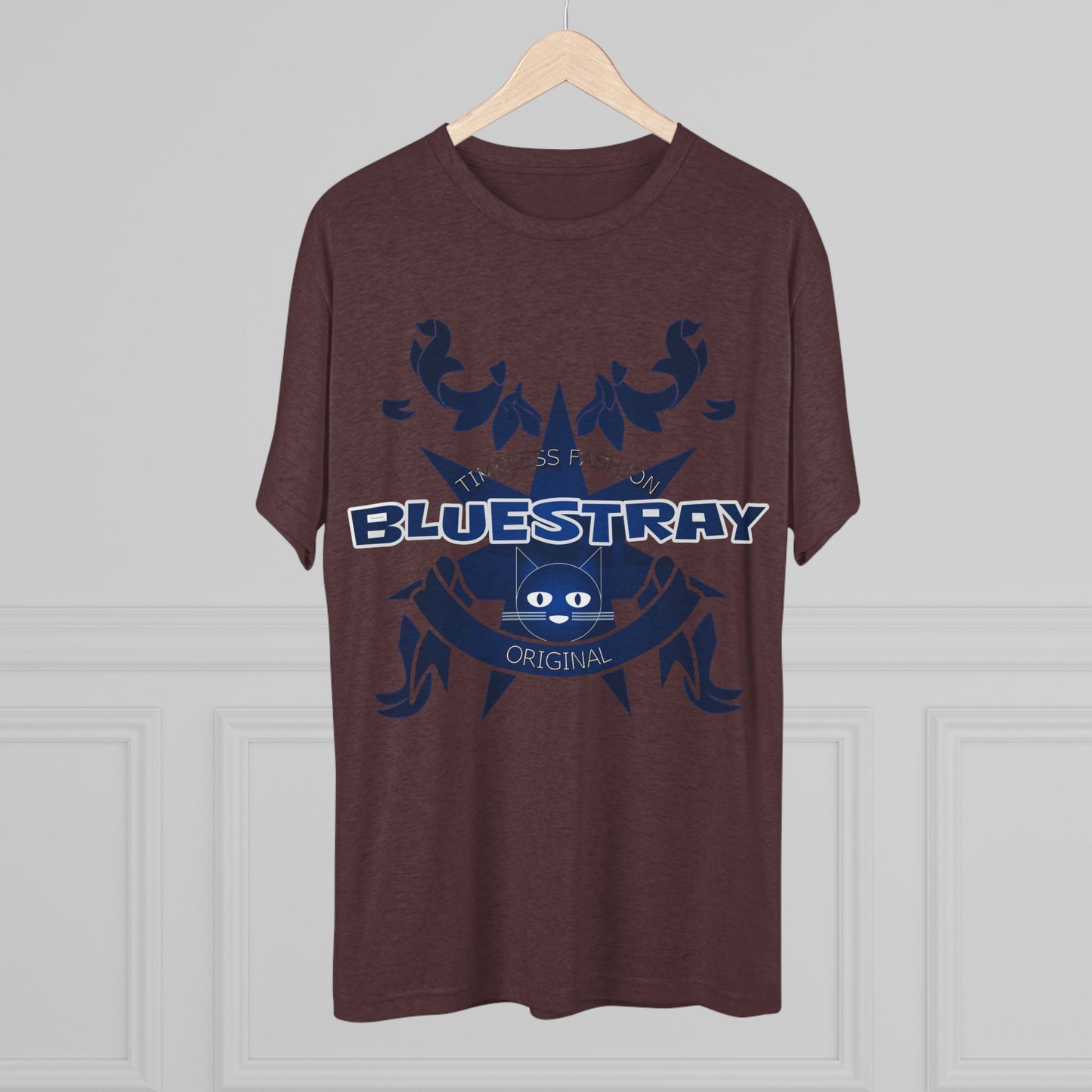 Bluestray Crab Graphic Tee — Nautical Cat Logo Short-Sleeve Shirt