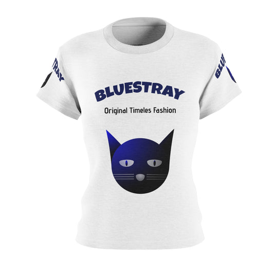 Bluestray Cat Graphic Tee — Women's Cut & Sew T-Shirt (Original Timeless Fashion)