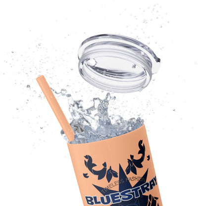 Bluestray Crab Skinny Tumbler — 20oz Stainless Travel Cup with Straw
