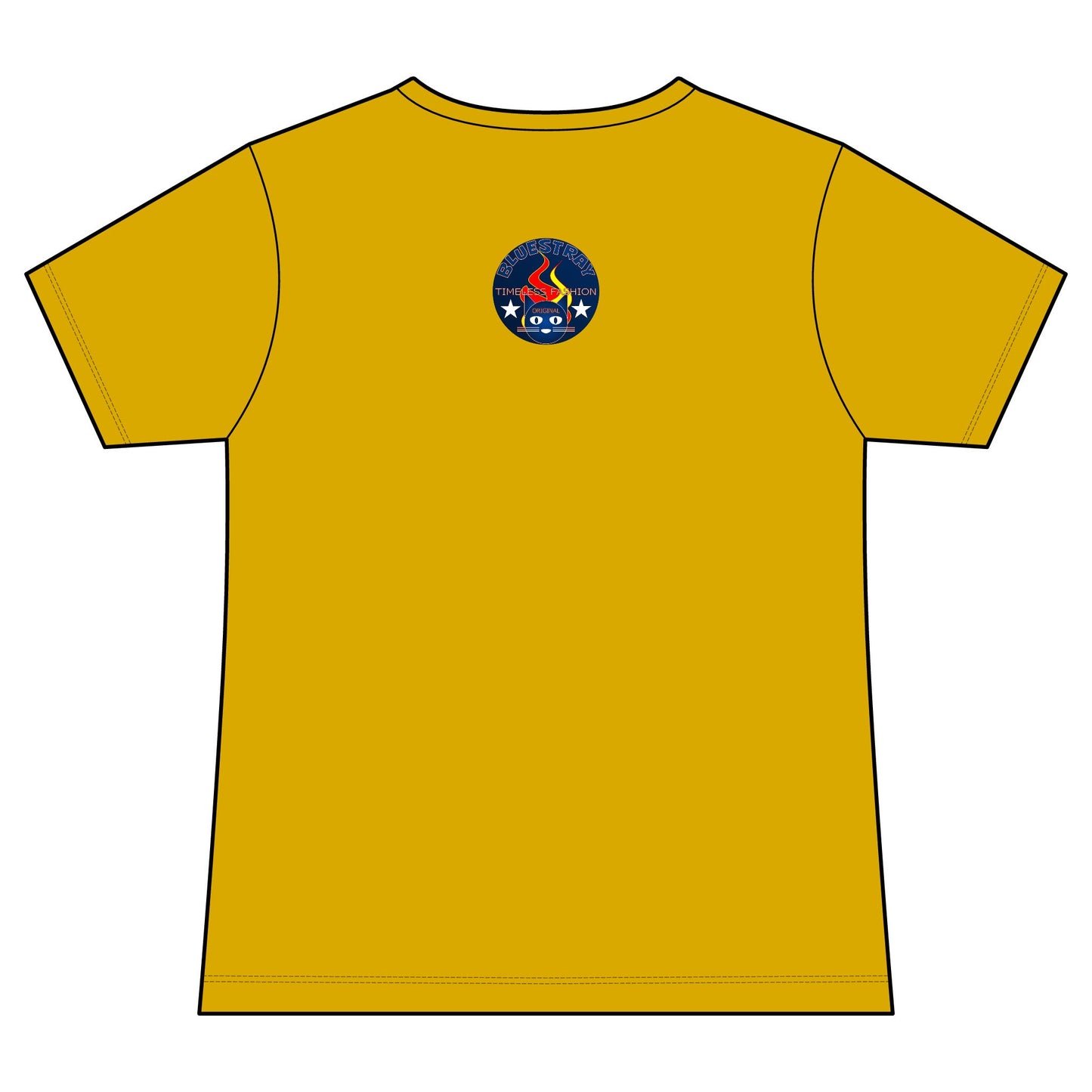 Vintage Campfire Badge Bluestray V-Neck Tee