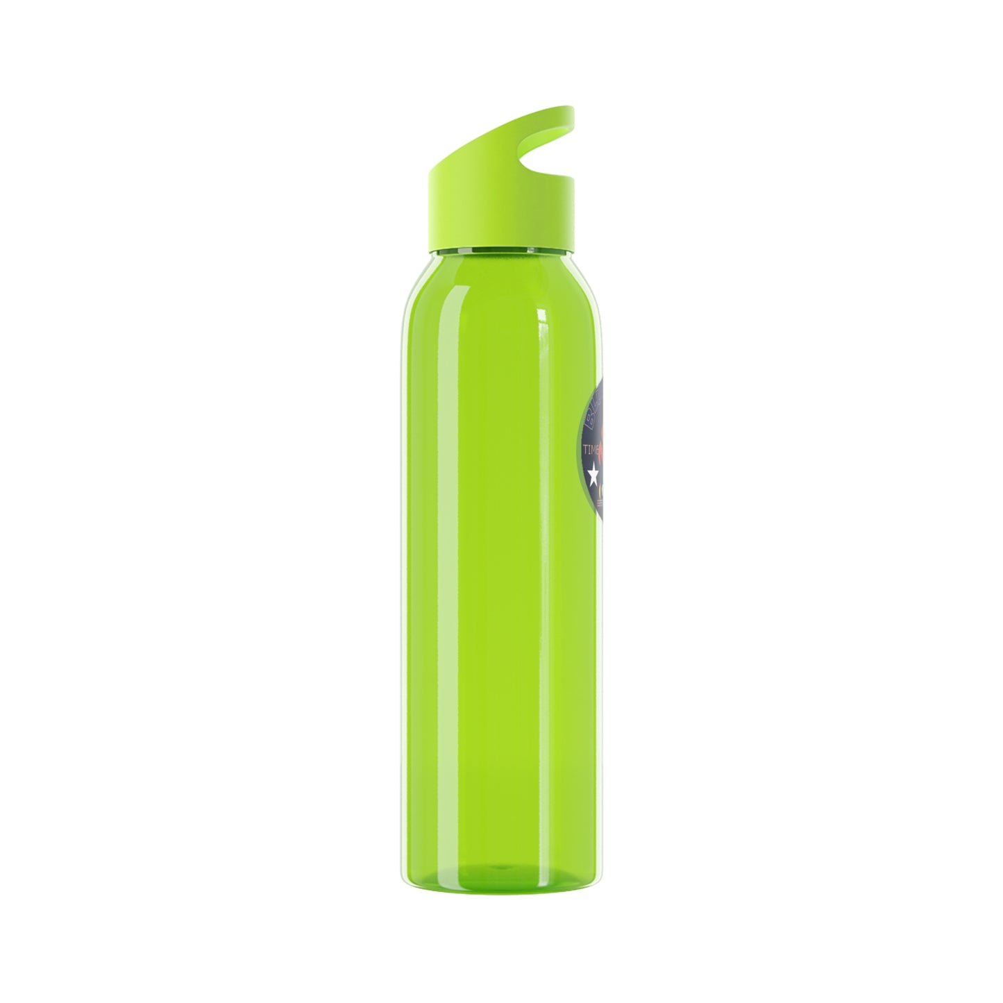Sky Water Bottle — Clear Reusable Bottle with Nautical Bluestray Logo