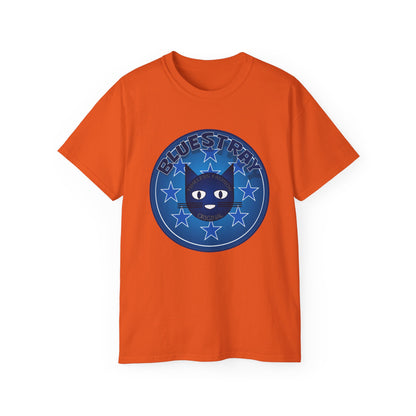 Bluestray Cat T‑Shirt — Blue Star Graphic Tee