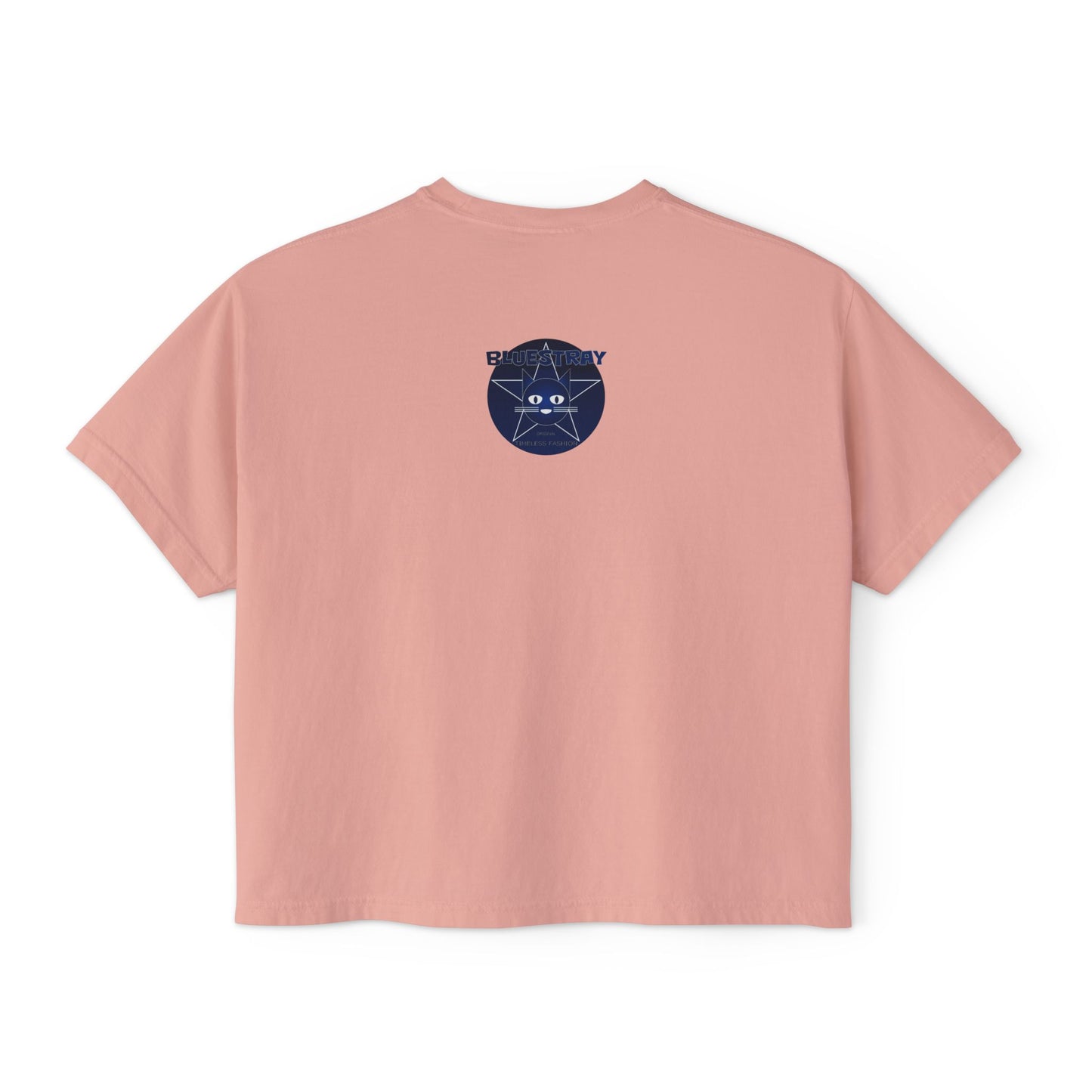 Bluestray Cat Graphic Tee — Women's Boxy Casual Top