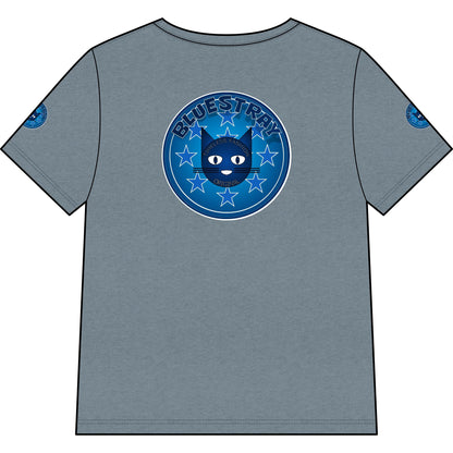 Bluestray Cat V-Neck Tee — Women's Graphic Cat Shirt