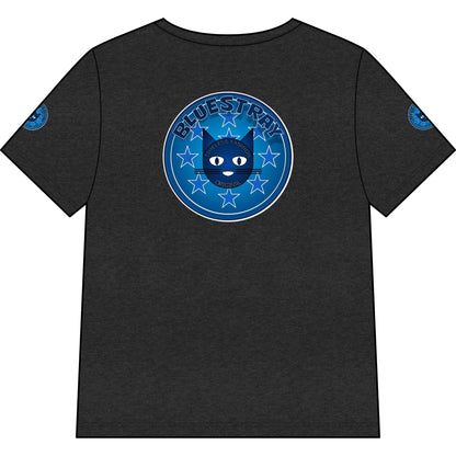 Bluestray Cat V-Neck Tee — Women's Graphic Cat Shirt