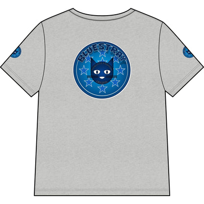 Bluestray Cat V-Neck Tee — Women's Graphic Cat Shirt