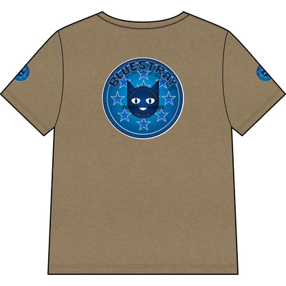Bluestray Cat V-Neck Tee — Women's Graphic Cat Shirt