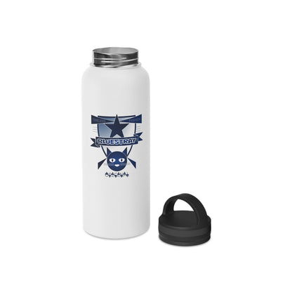 Bluestray Star Cat Stainless Steel Water Bottle — Insulated Travel Bottle with Handle Lid