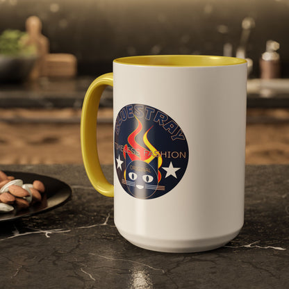Bluestray Cat Logo Mug — Colorful 11oz/15oz Ceramic Coffee Cup