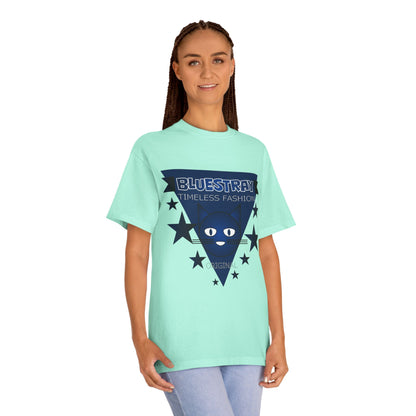 Bluestray Timeless Fashion Tee — Vintage Cat Triangle Logo T‑Shirt