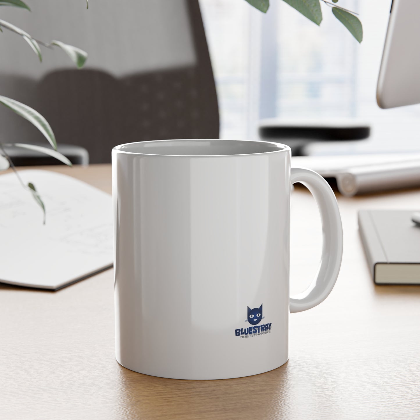 Ceramic Mug — Bluestray Cat Logo 11oz