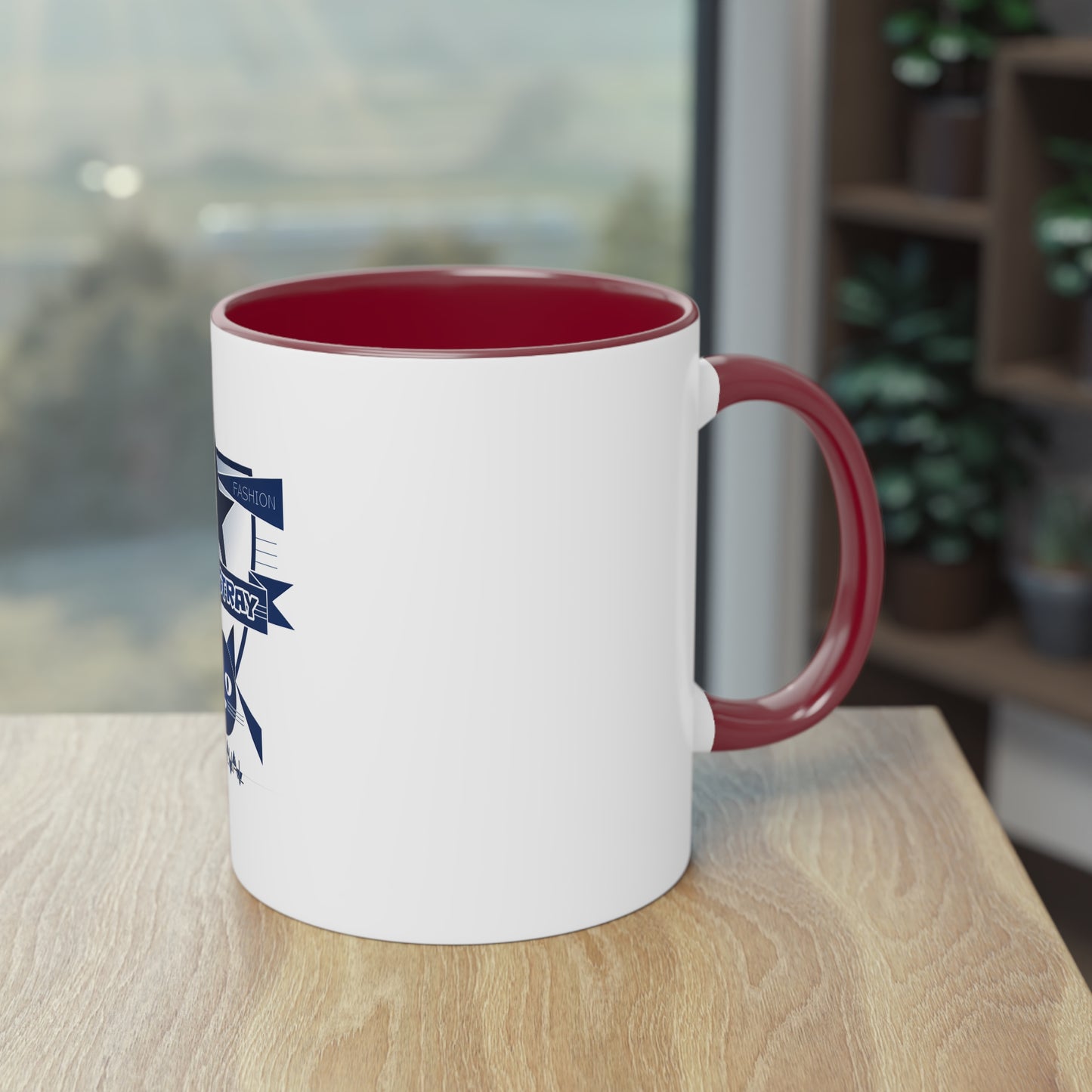 Bluestray Cat Crest Coffee Mug — Two-Tone 11oz