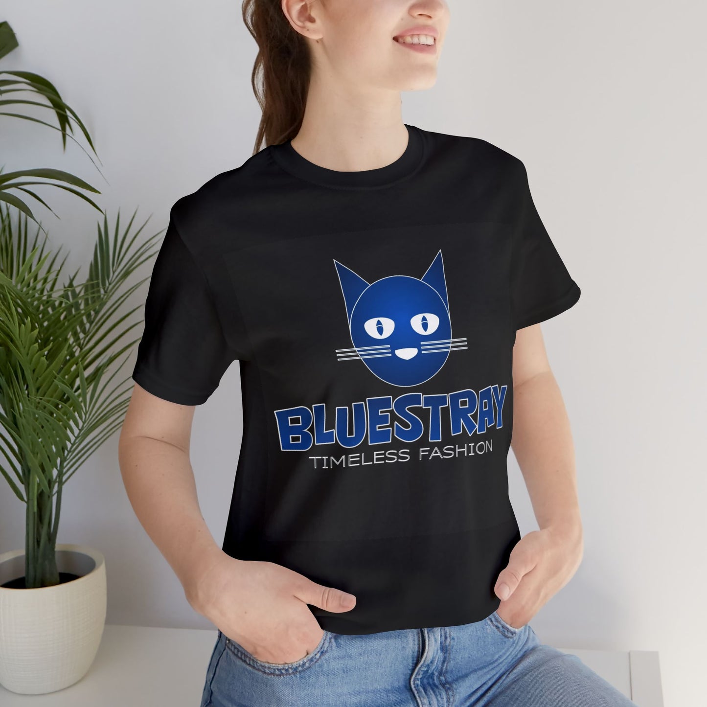 Bluestray Cat Logo T-Shirt — Timeless Fashion Graphic Tee