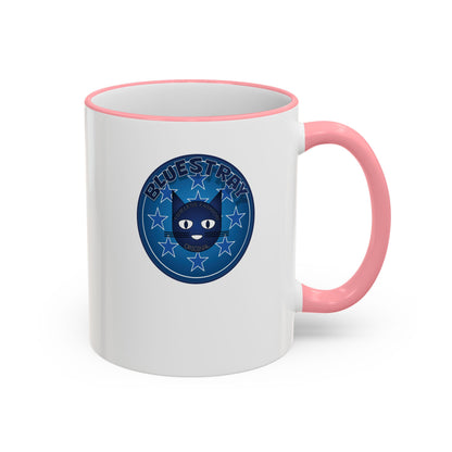 Bluestray Celtic Compass Accent Rim Mug — 11oz & 15oz Rustic Nautical Coffee Cup