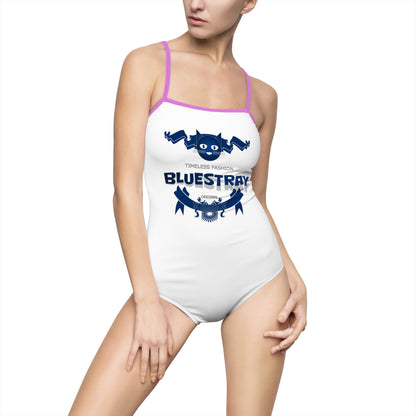 Bluestray Logo Women's One-Piece Swimsuit — Nautical Graphic Beachwear