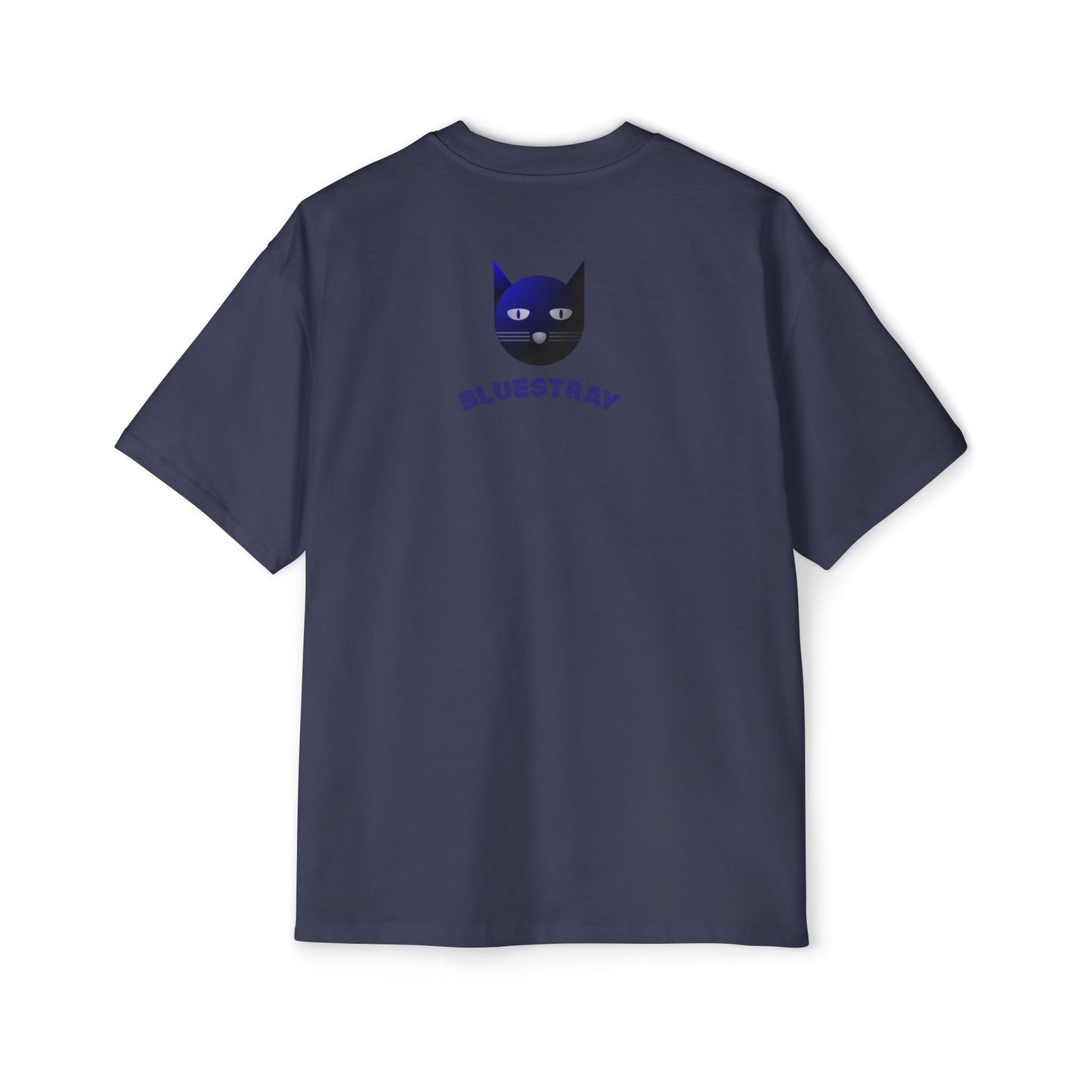 Bluestray Cat Tee — Graphic Men's Oversized T-Shirt