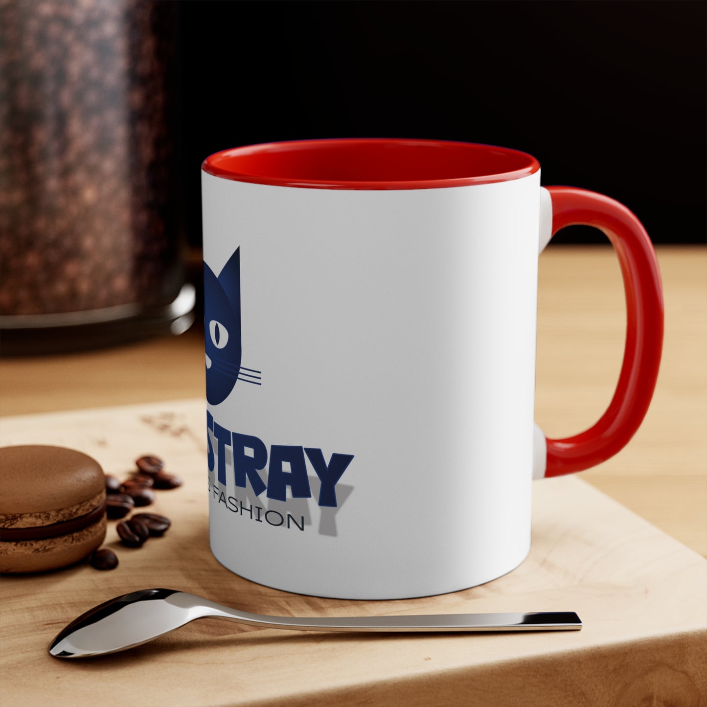 Accent Mug — Bluestray Cat Logo Coffee Cup