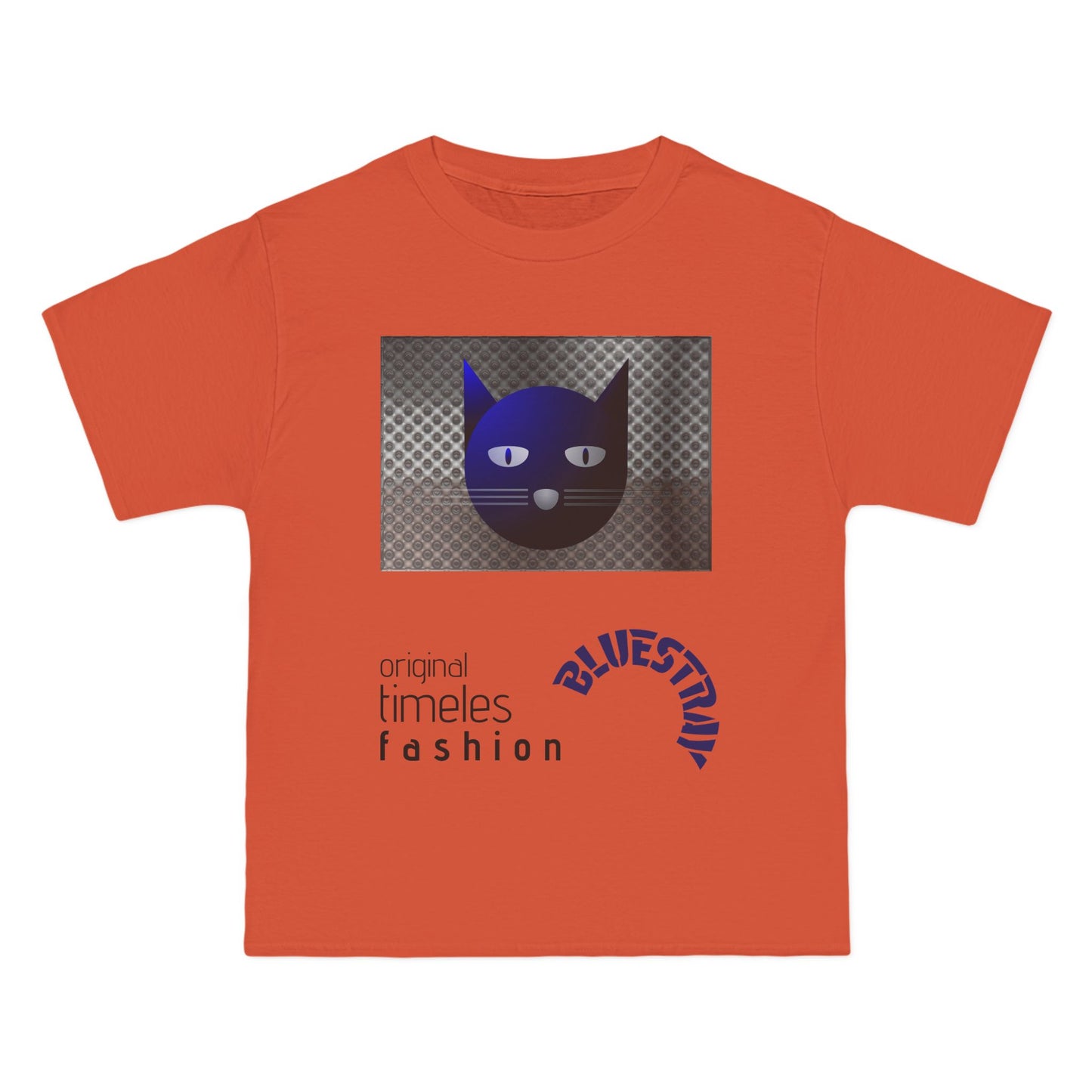 Bluestray Cat Graphic T-Shirt — 'BluesTown' Fashion Tee