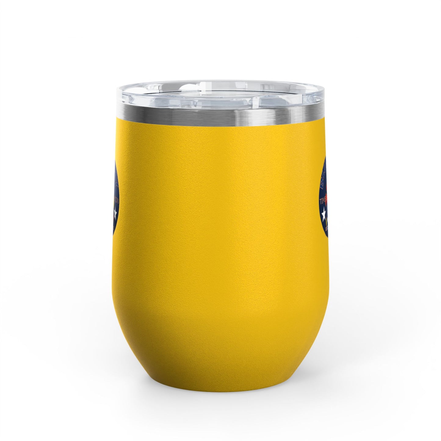 12oz Wine Tumbler — Fire & Flag Bluestray Logo Stainless Insulated Wine Cup many Colors