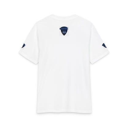 Bluestray Cat Shield T-Shirt — Retro Navy Crest Tee