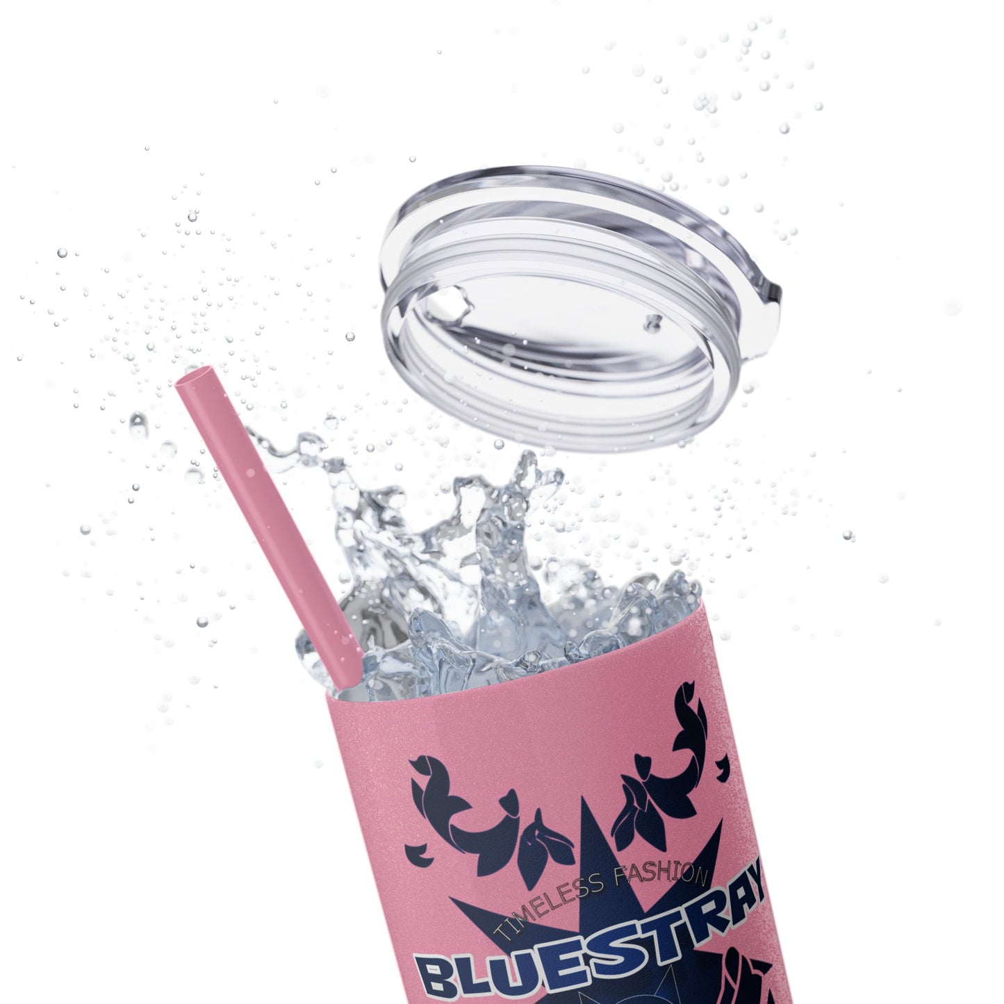 Bluestray Crab Skinny Tumbler — 20oz Stainless Travel Cup with Straw