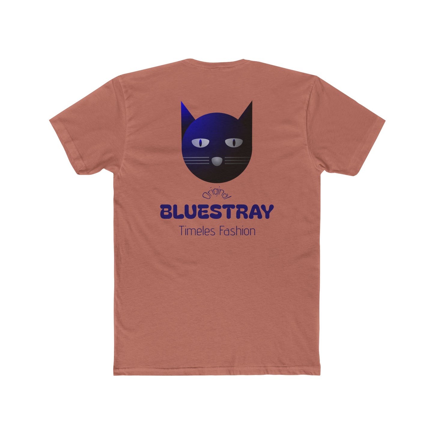 Bluestray Cat Graphic Tee — Timeless Fashion Cotton T‑Shirt