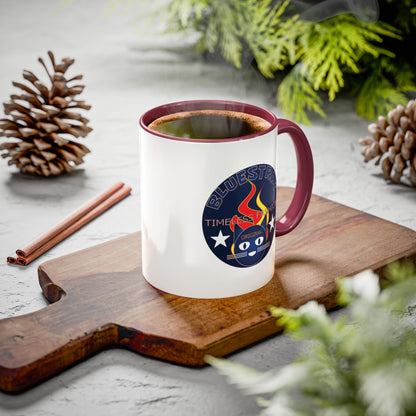 Bluestray Cat Logo Mug — Colorful 11oz/15oz Ceramic Coffee Cup