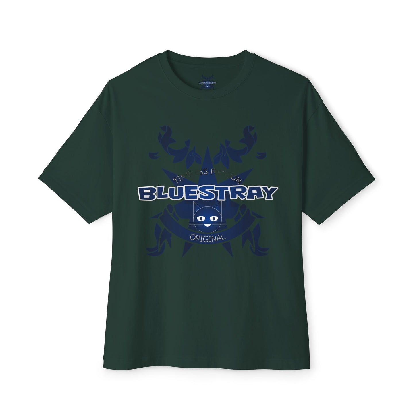 Bluestray Crab Graphic Tee — Oversized Boxy T‑Shirt