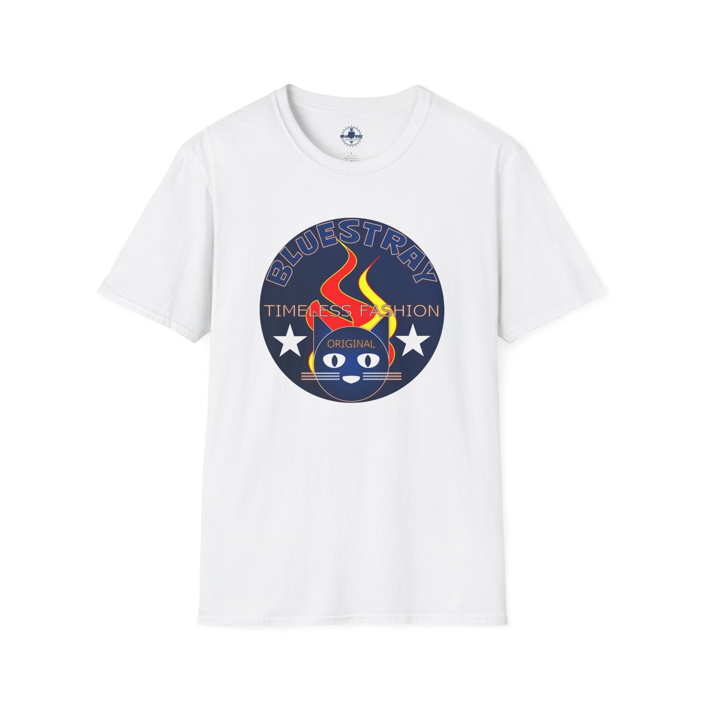 T-Shirt — Bluestary Timeless Fashion Graphic Tee (Flame Logo)