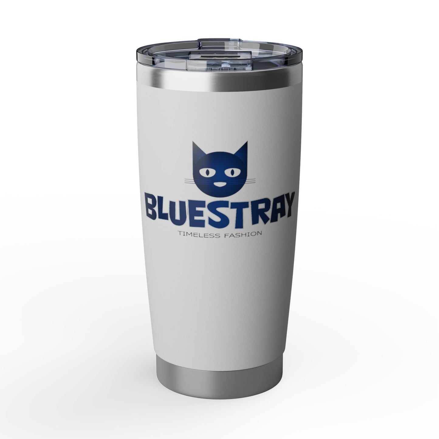 Bluestray Cat Logo Tumbler — 20oz Insulated Stainless Steel Travel Cup