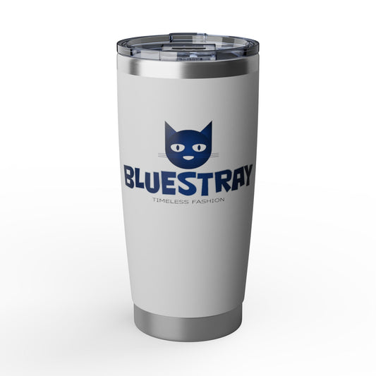 Bluestray Cat Logo Tumbler — 20oz Insulated Stainless Steel Travel Cup