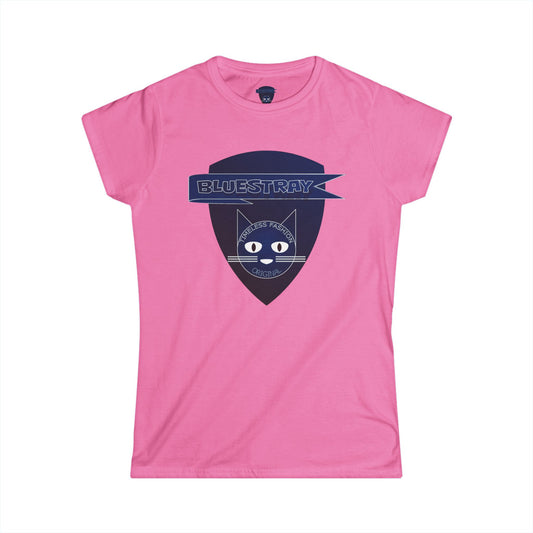 Bluestray Cat Logo Tee — Women's Graphic T-Shirt