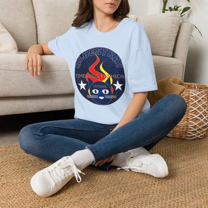 Bluestray 'Timeless Fashion' Graphic T-Shirt — Retro Flame Logo Tee