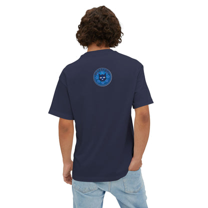 Blue Cat Stars Tee — "Bluestray" Graphic T-Shirt