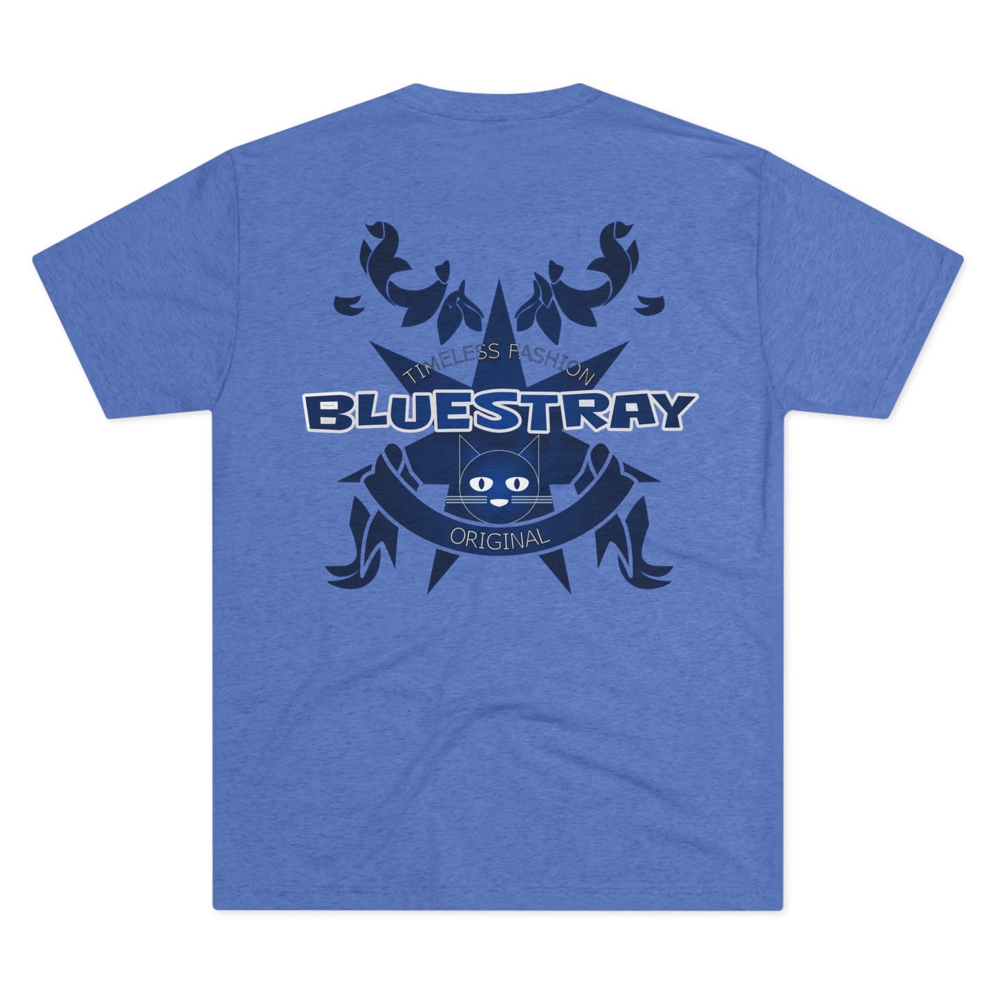 Bluestray Crab Graphic Tee — Nautical Cat Logo Short-Sleeve Shirt