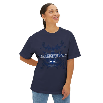 Bluestray Crab Graphic Tee — Oversized Boxy T‑Shirt