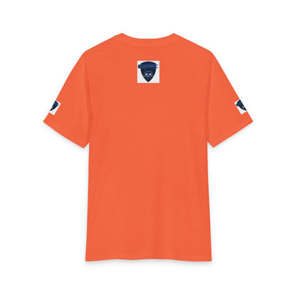 Bluestray Cat Shield T-Shirt — Retro Navy Crest Tee