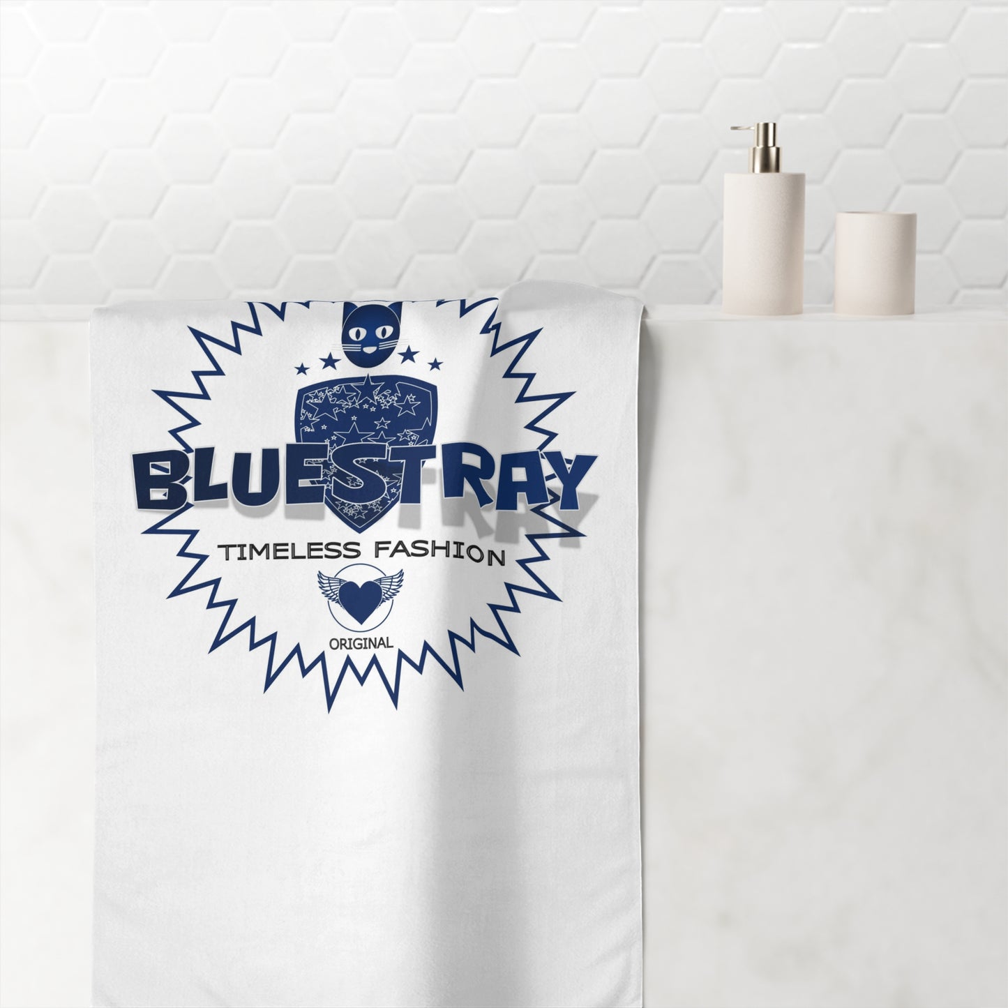 Bluestray Logo Beach Towel — Timeless Fashion Cotton Blend