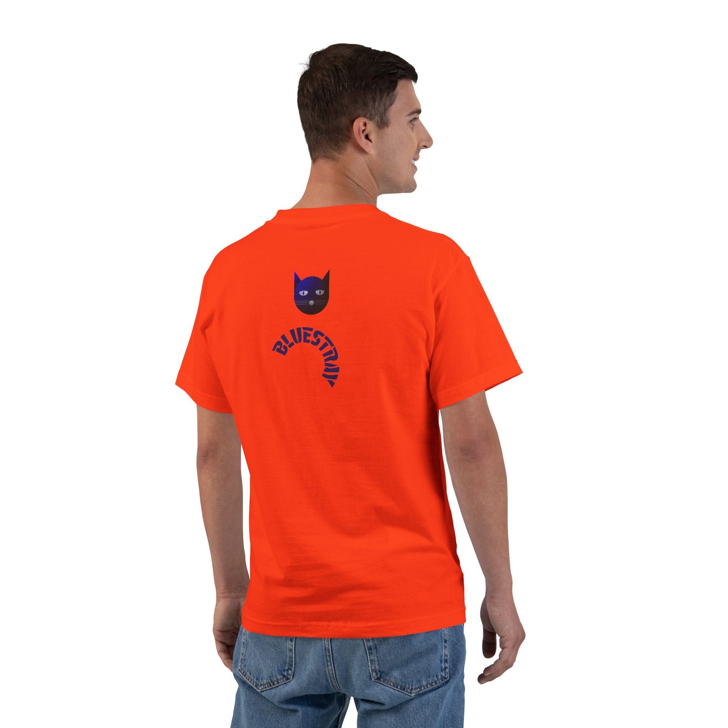 Bluestray Cat Graphic T-Shirt — 'BluesTown' Fashion Tee