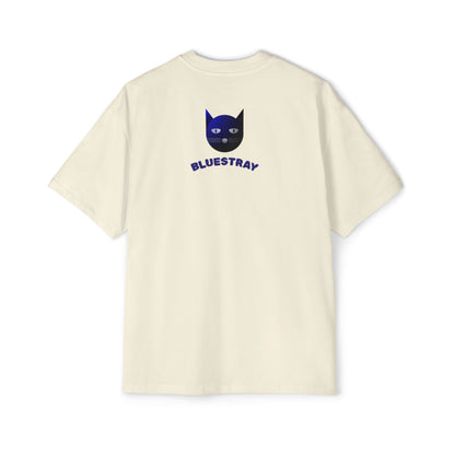 Bluestray Cat Tee — Graphic Men's Oversized T-Shirt