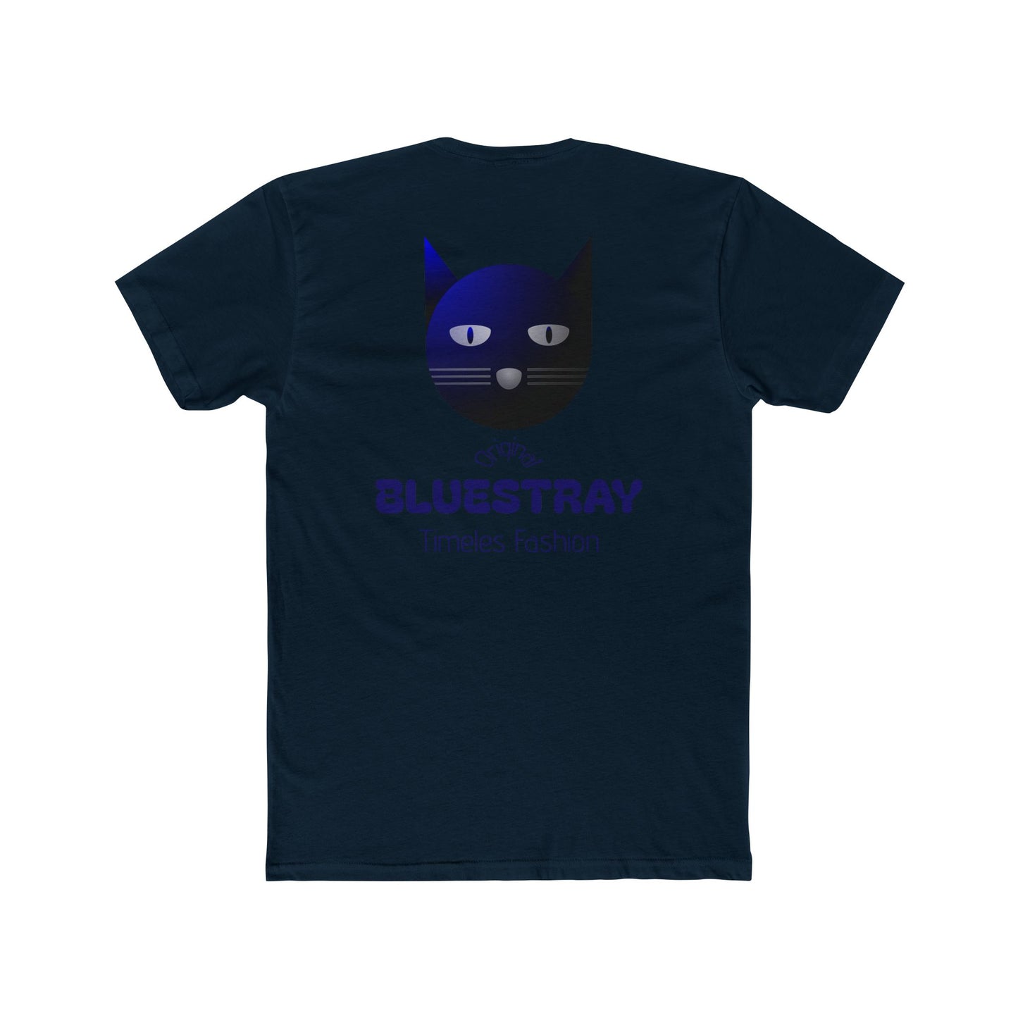 Bluestray Cat Graphic Tee — Timeless Fashion Cotton T‑Shirt