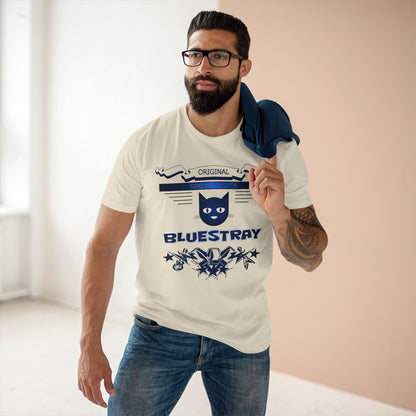 Bluestray Graphic Tee — Retro Cat Logo T-Shirt