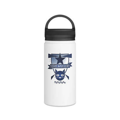 Bluestray Star Cat Stainless Steel Water Bottle — Insulated Travel Bottle with Handle Lid