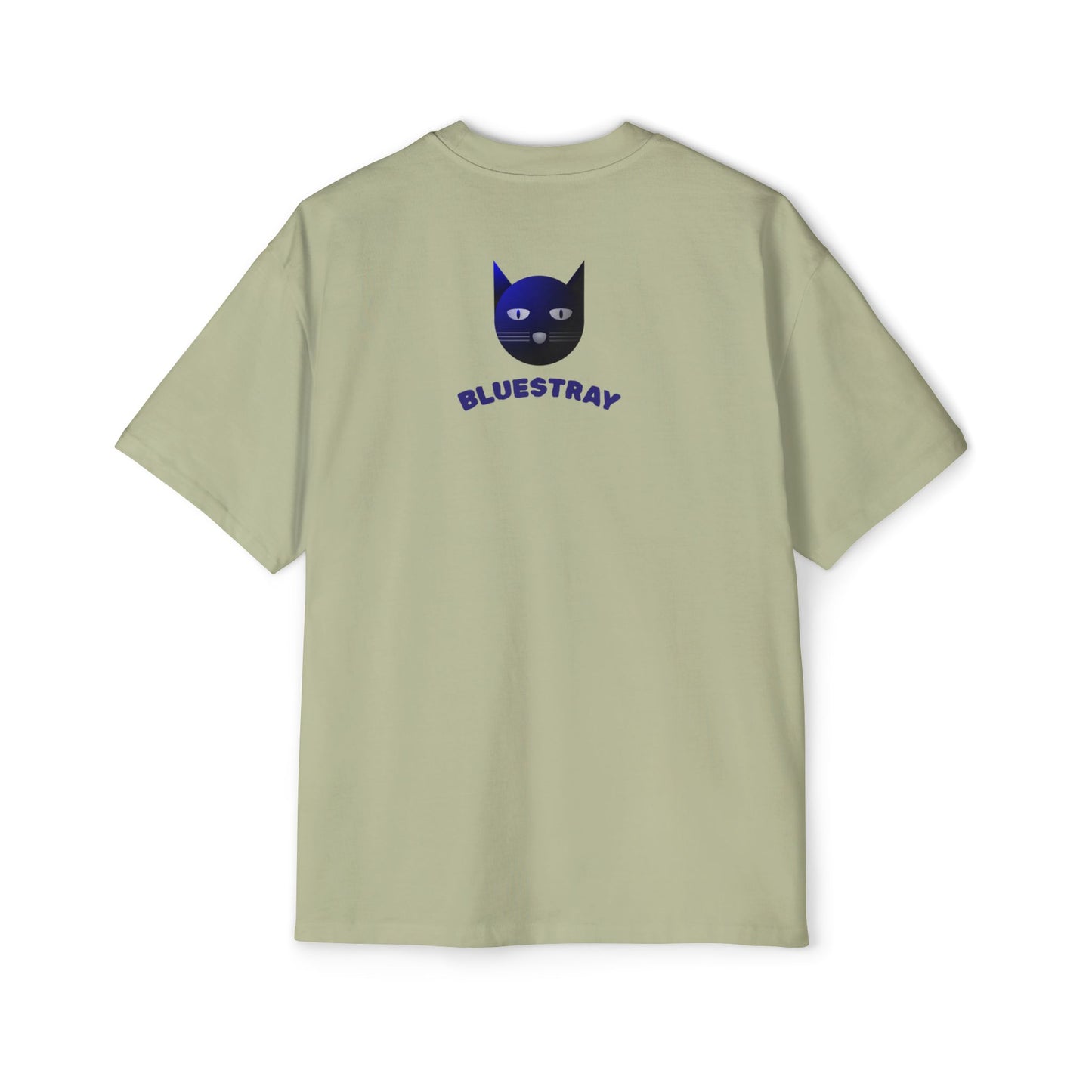 Bluestray Cat Tee — Graphic Men's Oversized T-Shirt
