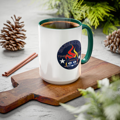 Bluestray Cat Logo Mug — Colorful 11oz/15oz Ceramic Coffee Cup